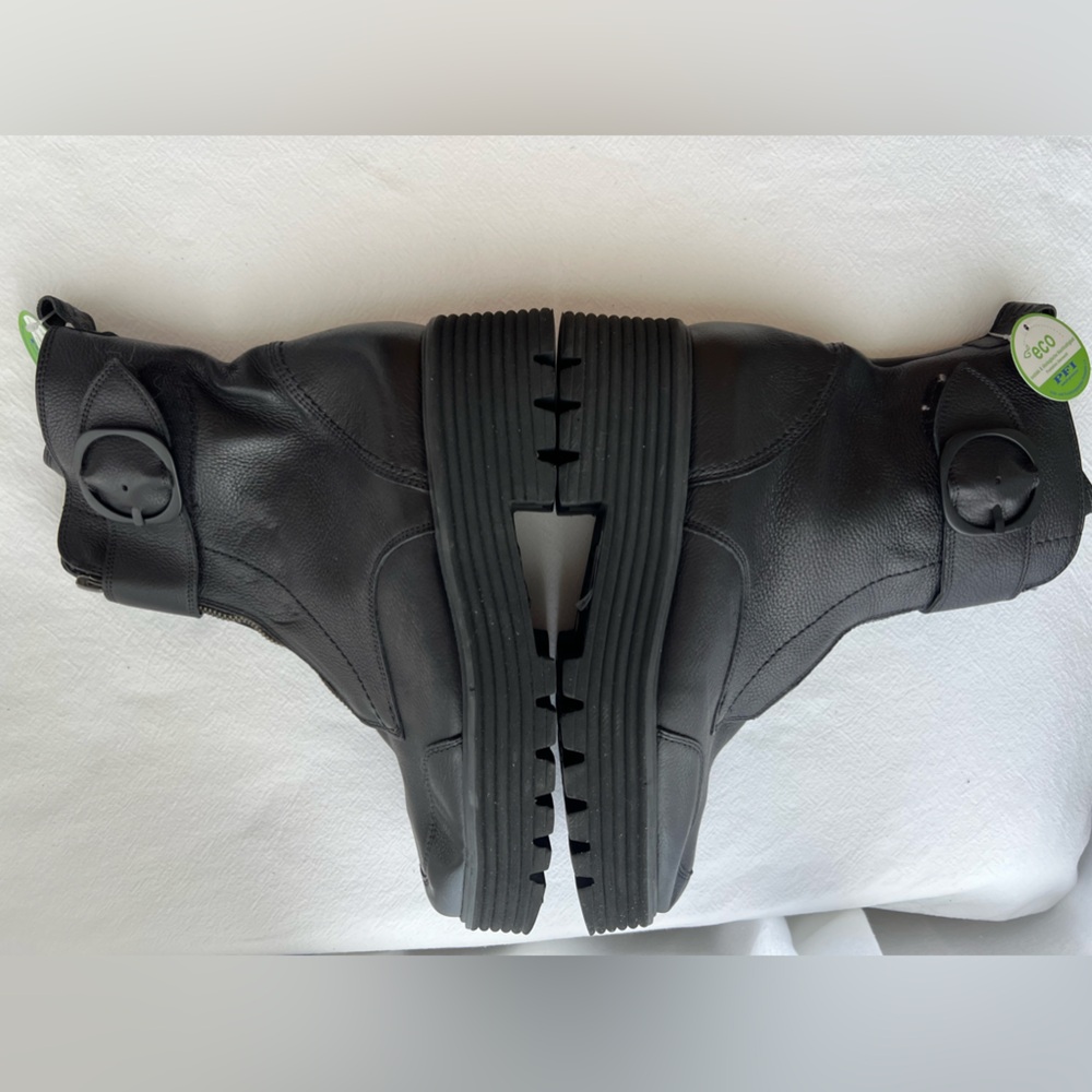 Paul Green Palani Zip Boot In Black Women’s Size 85 New - Picture 7 of 13
